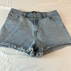 BDG Urban Outfitters Women's High Rise Cutoff  Raw Hem Denim Shorts